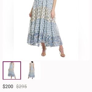 Ro's Garden Maxi Dress Medium NWT Anthropologie Caitlin